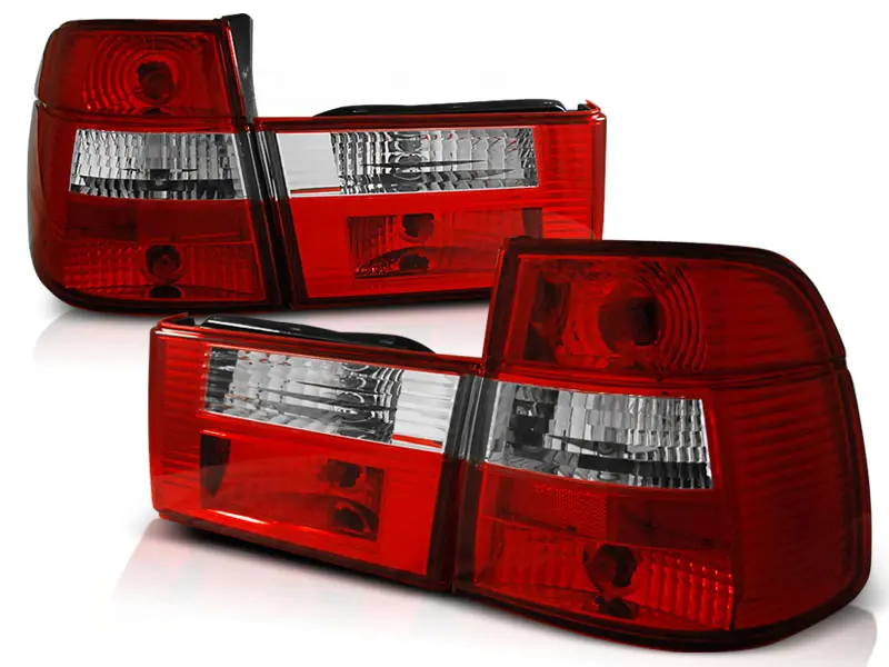 Baklykter BMW E34 91-96 TOURING RED WHITE