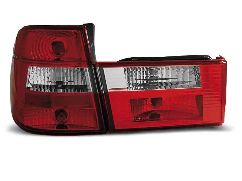 Baklykter BMW E34 91-96 TOURING RED WHITE – bilde 2