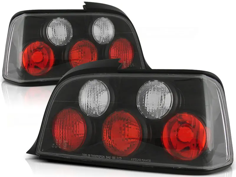 Baklykter BMW E36 12.90-08.99 COUPE BLACK