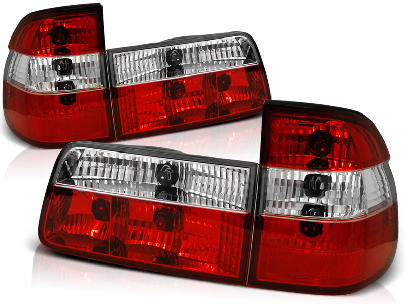 Baklykter BMW E39 09.95-08.00 TOURING RED WHITE