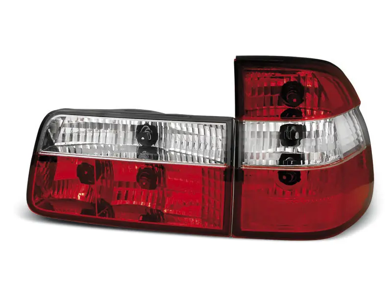 Baklykter BMW E39 09.95-08.00 TOURING RED WHITE – bilde 2