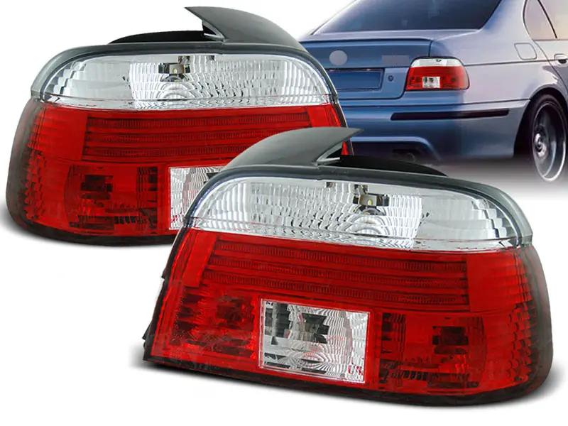 Baklykter BMW E39 1995-2000 RED WHITE