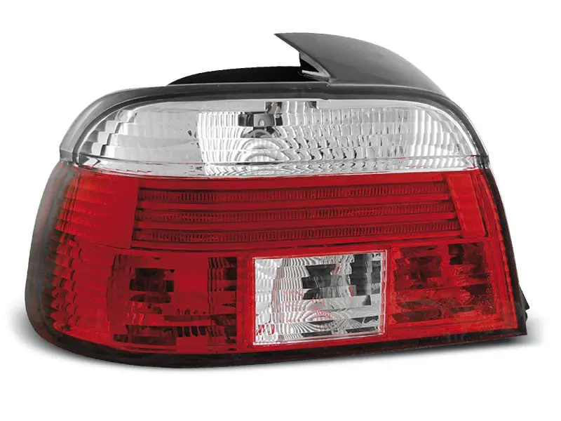Baklykter BMW E39 1995-2000 RED WHITE – bilde 3