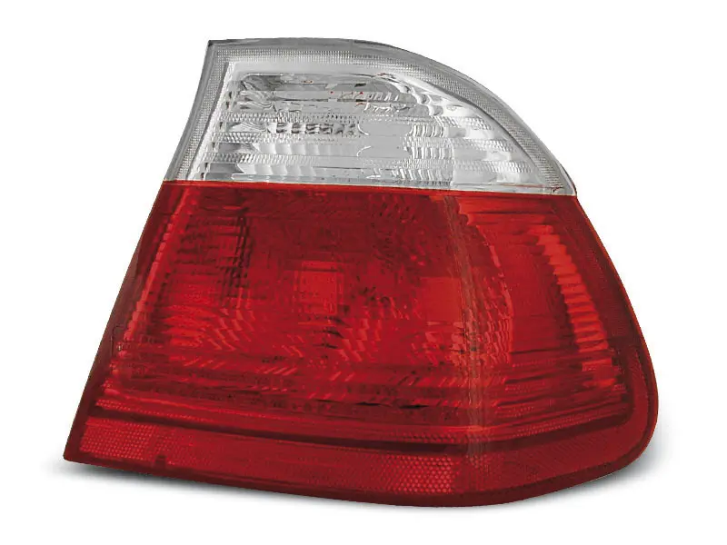 Baklykter BMW E46 05.98-08.01 RED WHITE – bilde 2