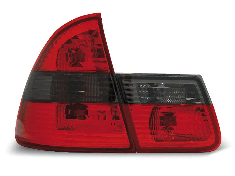 Baklykter BMW E46 99-05 TOURING RED SMOKE – bilde 2