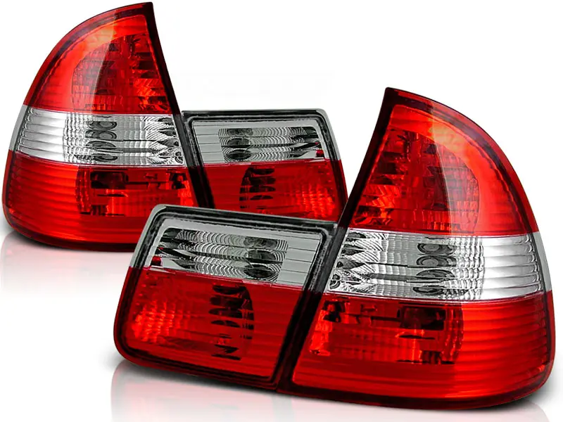 Baklykter BMW E46 99-05 TOURING RED WHITE