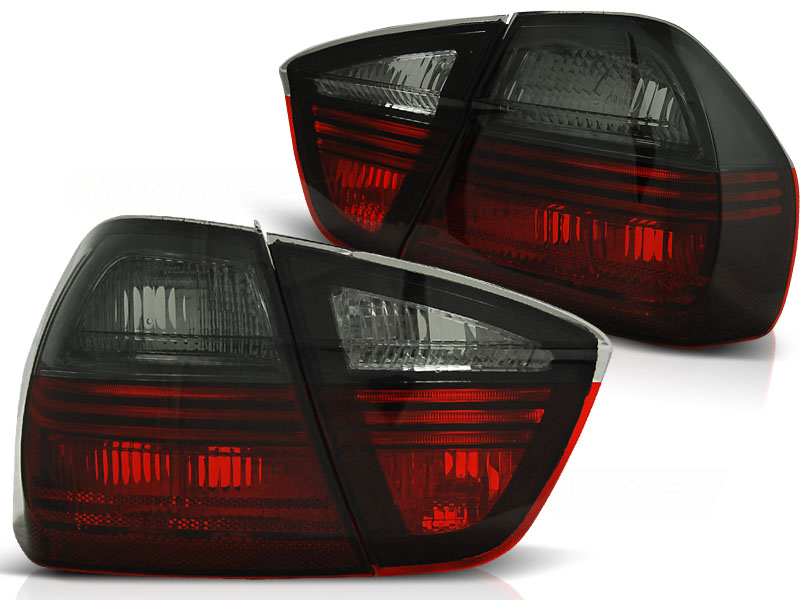 Baklykter BMW E90 03.05-08.08 RED SMOKE