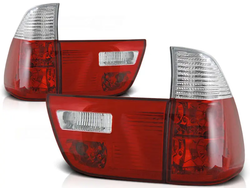 Baklykter BMW X5 (E53) 1999 - 2006 | RED WHITE
