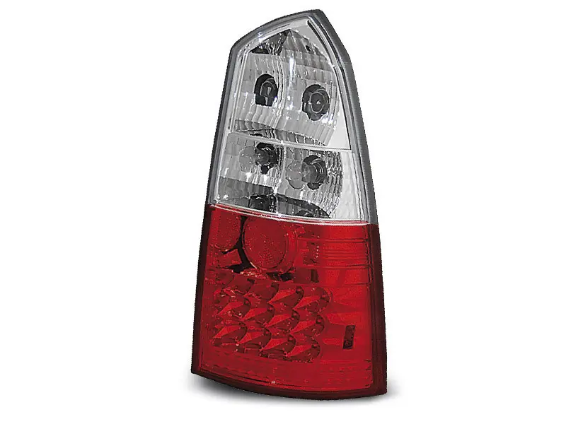 Baklykter Ford Focus I Stasjonsvogn 1998 - 2004 │ RED WHITE LED – bilde 3