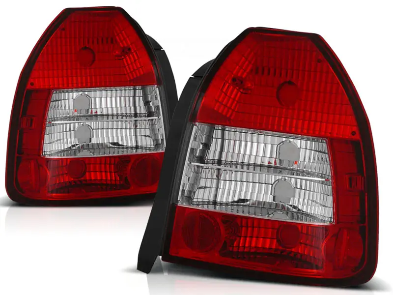 Baklykter HONDA CIVIC 09.95-02.01 3D RED WHITE