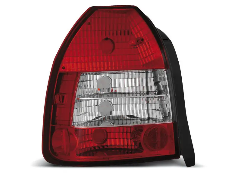Baklykter HONDA CIVIC 09.95-02.01 3D RED WHITE – bilde 2