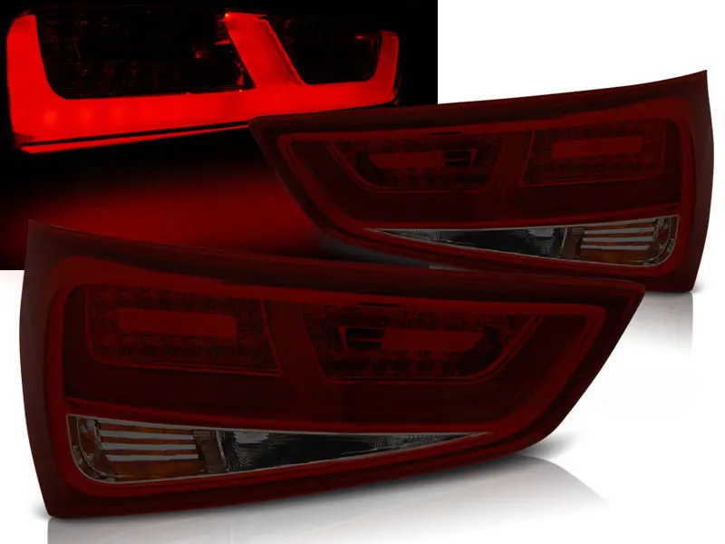 Baklykter LED AUDI A1 2010-2014 RED SMOKE