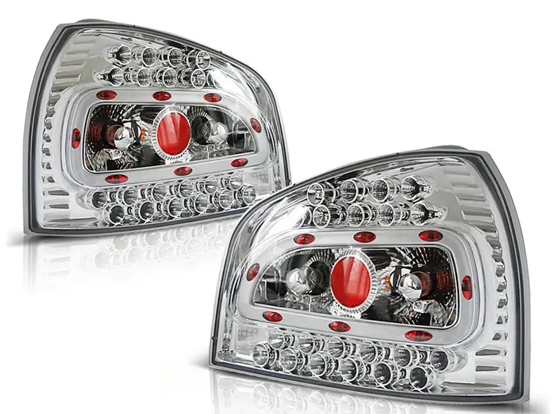 Baklykter LED AUDI A3 1996-2000 CHROME – bilde 2