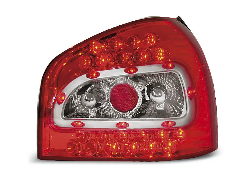Baklykter LED AUDI A3 1996-2000 RED WHITE – bilde 3