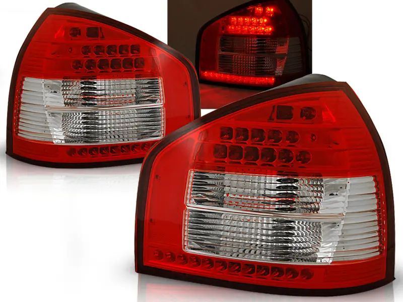 Baklykter LED AUDI A3 1996-2000 RED WHITE