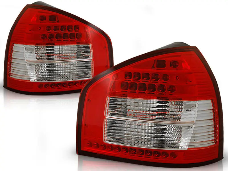 Baklykter LED AUDI A3 1996-2000 RED WHITE – bilde 2