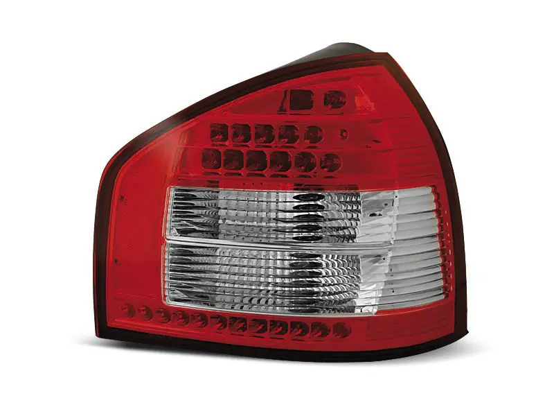 Baklykter LED AUDI A3 1996-2000 RED WHITE – bilde 3