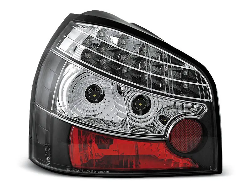 Baklykter LED Audi A3 8L 1996 - 2000 │ BLACK – bilde 2