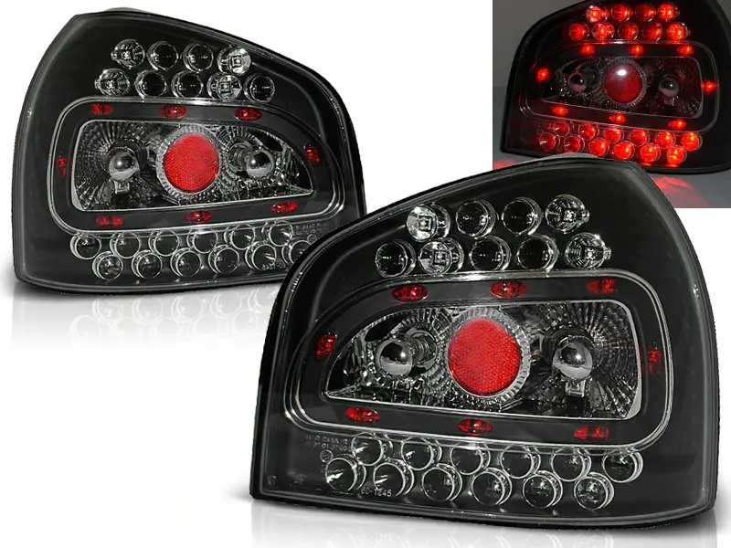 Baklykter LED Audi A3 8L 1996 - 2000 │ BLACK
