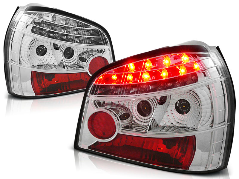 Baklykter LED Audi A3 8L 1996 - 2000 │ CHROME