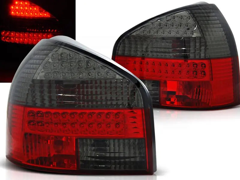 Baklykter LED AUDI A3 (8L) 1996-2000 RED SMOKE 