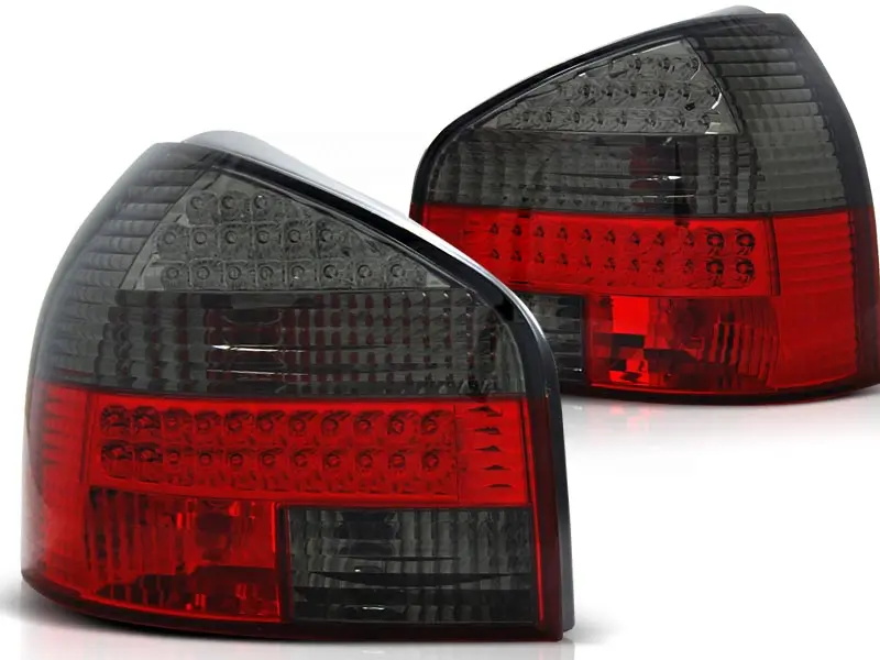 Baklykter LED AUDI A3 (8L) 1996-2000 RED SMOKE  – bilde 2
