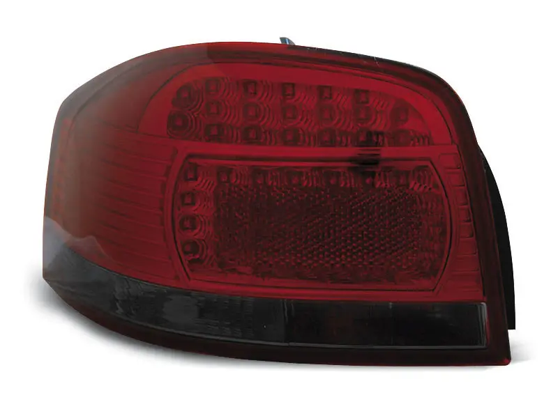 Baklykter LED AUDI A3 (8P) 2003-2008 RED SMOKE – bilde 3