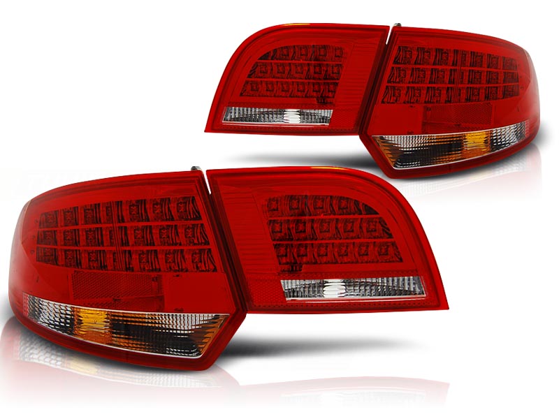 Baklykter LED AUDI A3 (8P) 2004-2008 SPORTBACK RED WHITE – bilde 2