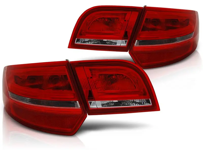 Baklykter LED AUDI A3 (8P) 2004-2008 SPORTBACK RED WHITE – bilde 2