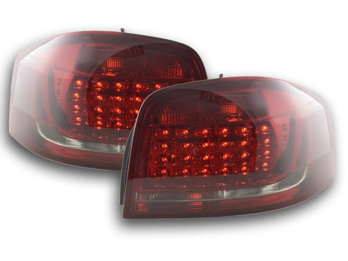 Baklykter LED AUDI A3 (8P) 2008-2012 RED SMOKE – bilde 2