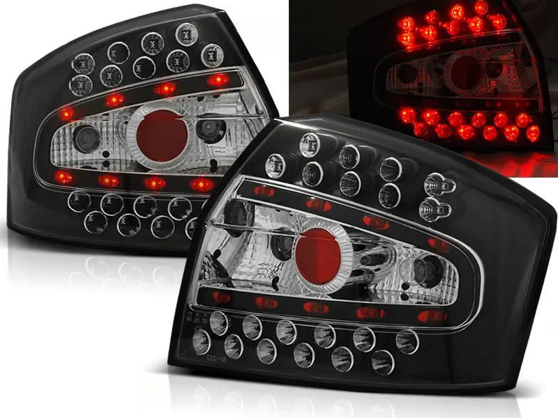 Baklykter LED AUDI A4 (8E) 2000-2004 SEDAN BLACK