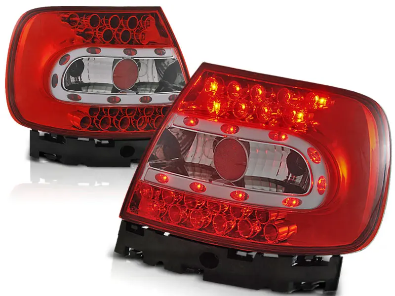 Baklykter LED AUDI A4 (B5) 1994-2000 RED WHITE – bilde 2