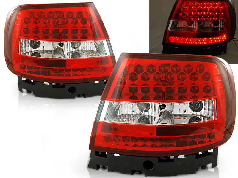 Baklykter LED AUDI A4 (B5) 1994-2000 RED WHITE