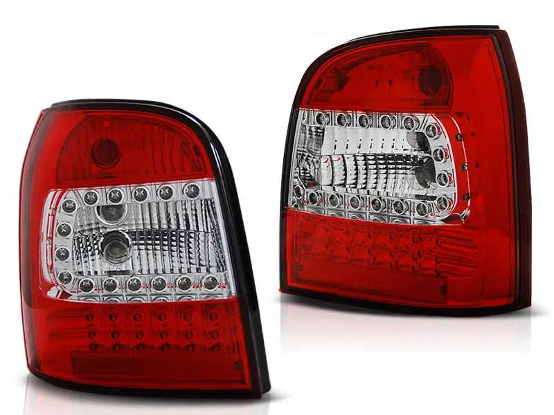 Baklykter LED AUDI A4 (B5) 1994-2001 AVANT RED WHITE – bilde 2