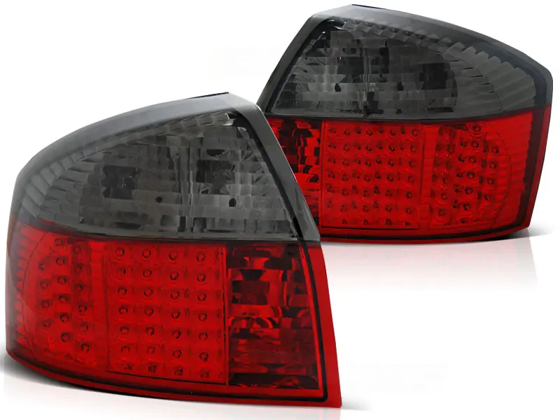 Baklykter LED AUDI A4 (B6) 2000-2004 RED SMOKE – bilde 2