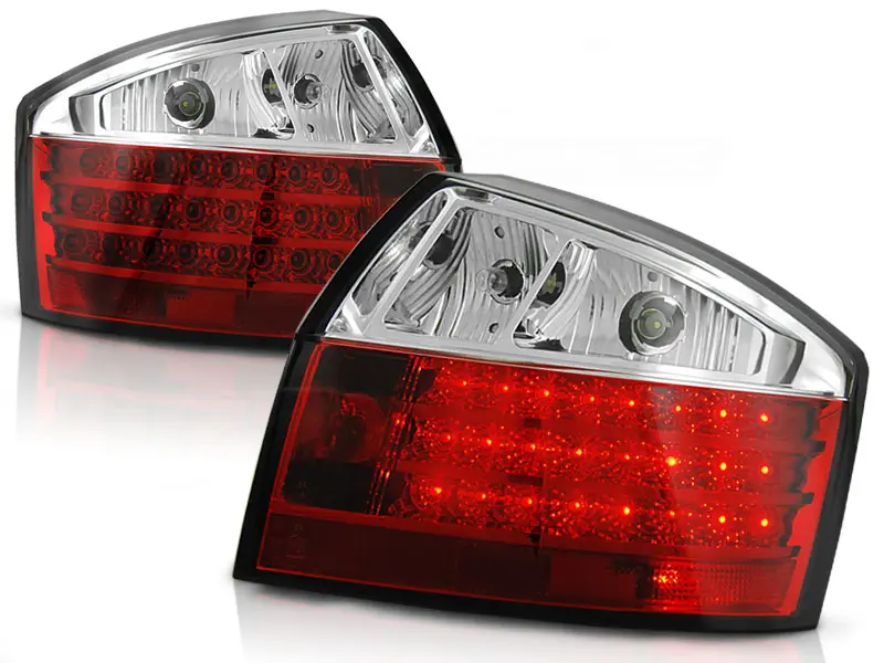 Baklykter LED AUDI A4 (B6) 2000-2004 RED WHITE