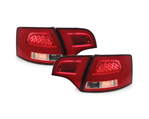Baklykter LED Audi A4 B7 Avant 2004 - 2008 │ RED SMOKE Image 2