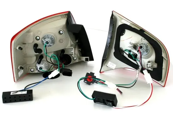 Baklykter LED Audi A4 B7 Avant 2004 - 2008 │ RED WHITE – bilde 2
