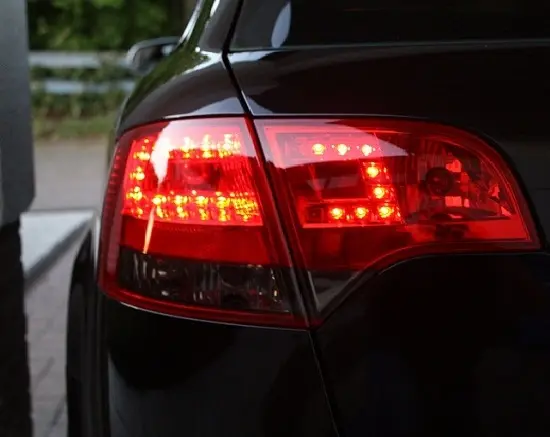 Baklykter LED Audi A4 B7 Avant 2004 - 2008 │ RED WHITE – bilde 3