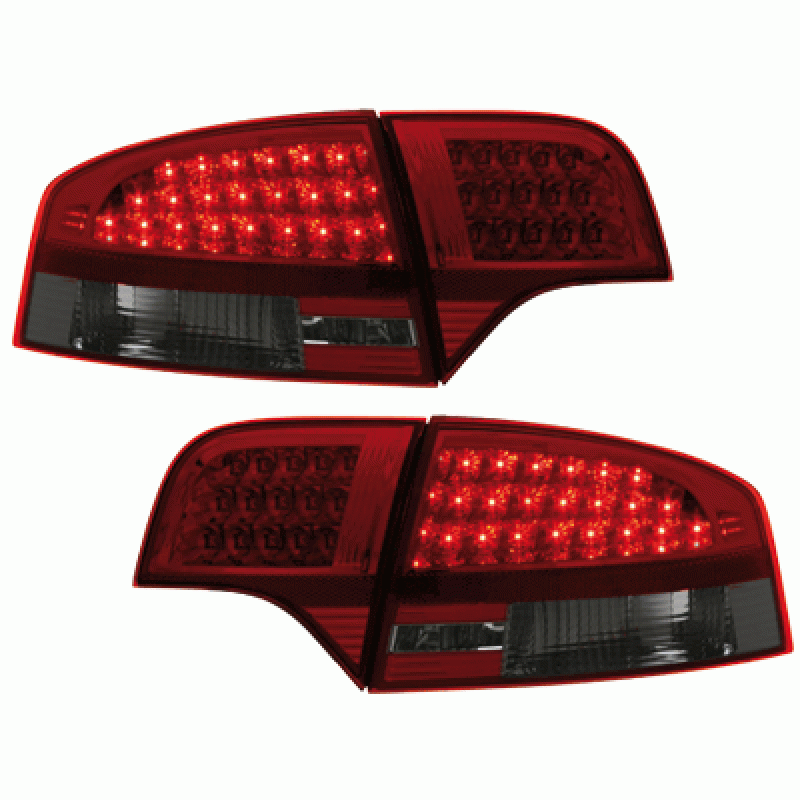 Baklykter LED Audi A4 B7 Sedan 2004 - 2008 │ RED SMOKE