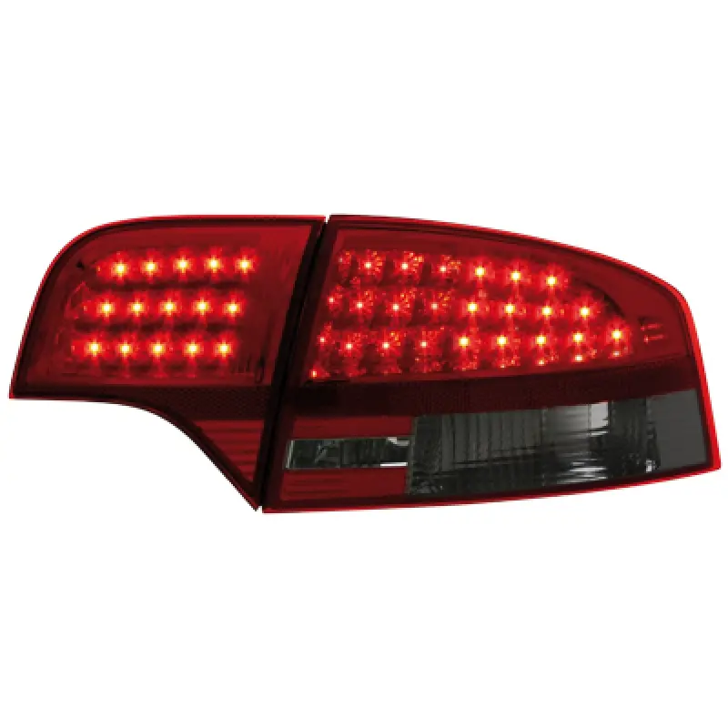 Baklykter LED Audi A4 B7 Sedan 2004 - 2008 │ RED SMOKE – bilde 2