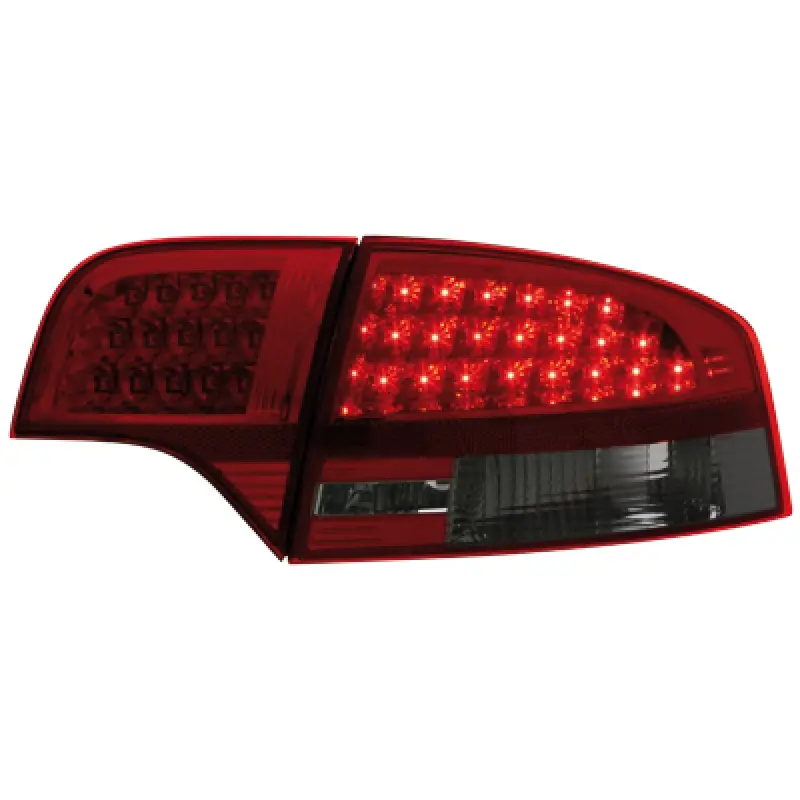 Baklykter LED Audi A4 B7 Sedan 2004 - 2008 │ RED SMOKE – bilde 3