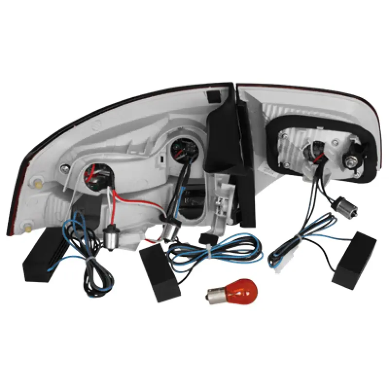Baklykter LED Audi A4 B7 Sedan 2004 - 2008 │ RED SMOKE – bilde 4