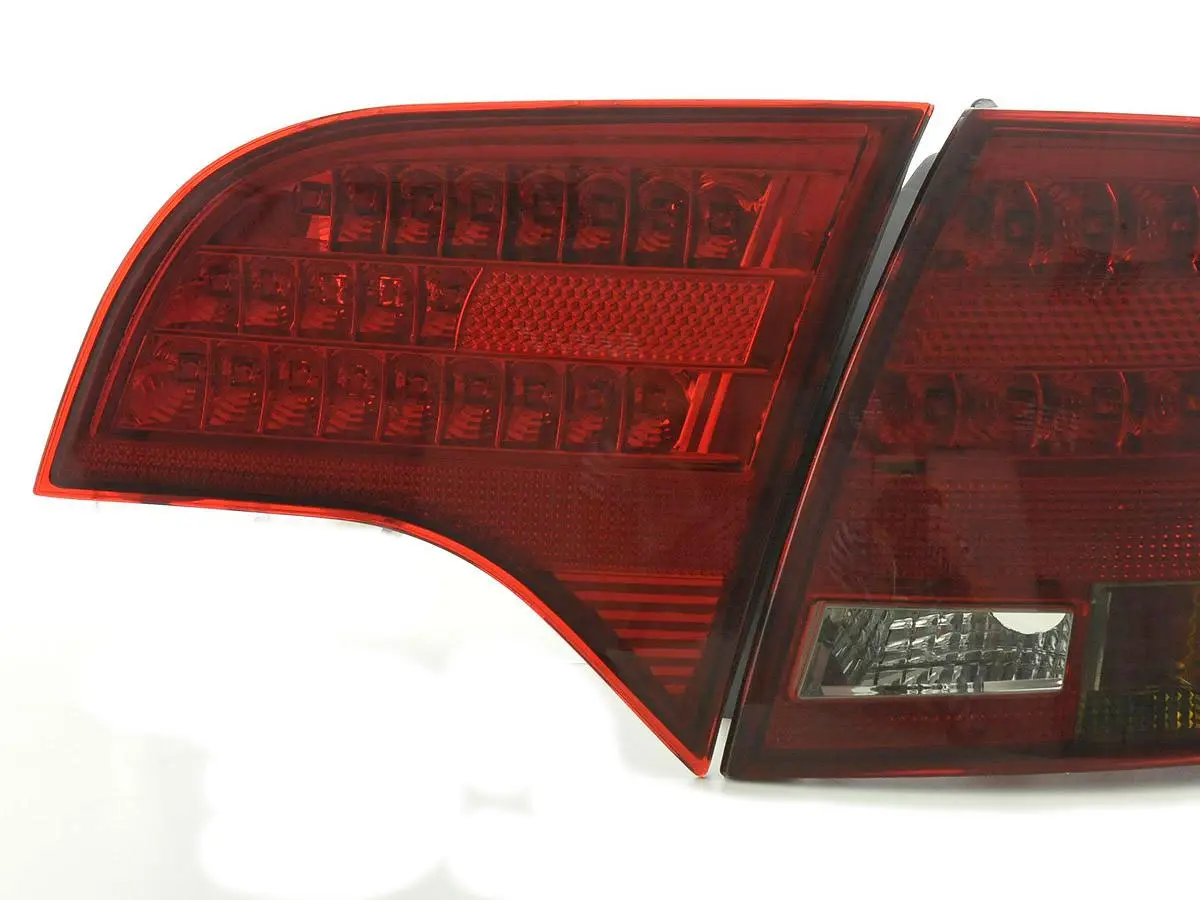 Baklykter LED Audi A4 B7 Sedan 2004 - 2008 │ RED SMOKE – bilde 3