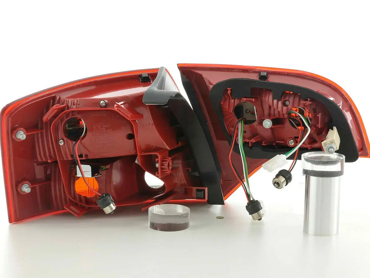 Baklykter LED Audi A4 B7 Sedan 2004 - 2008 │ RED SMOKE – bilde 4