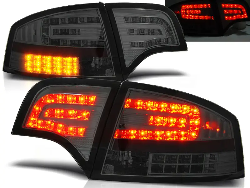 Baklykter LED Audi A4 B7 Sedan 2004 - 2008 │ SMOKE