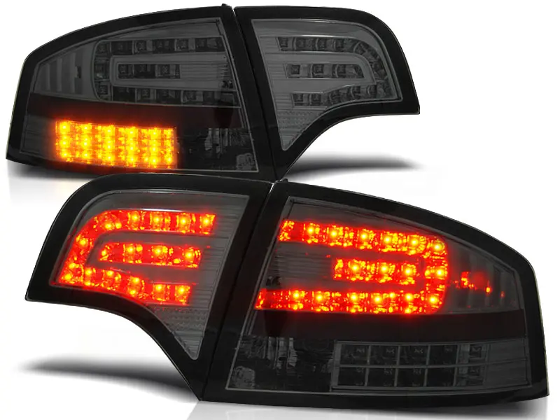 Baklykter LED Audi A4 B7 Sedan 2004 - 2008 │ SMOKE – bilde 2