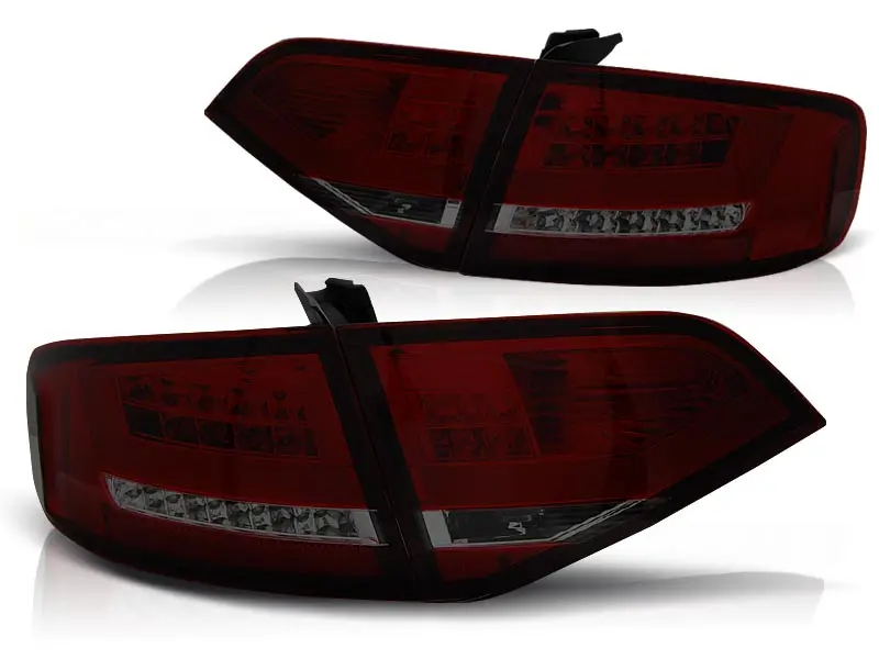 Baklykter LED Audi A4 B8 Sedan 2007 - 2011 │ RED SMOKE – bilde 2
