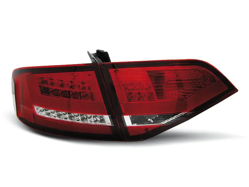 Baklykter LED Audi A4 B8 Sedan 2007 - 2011 │ RED WHITE – bilde 3