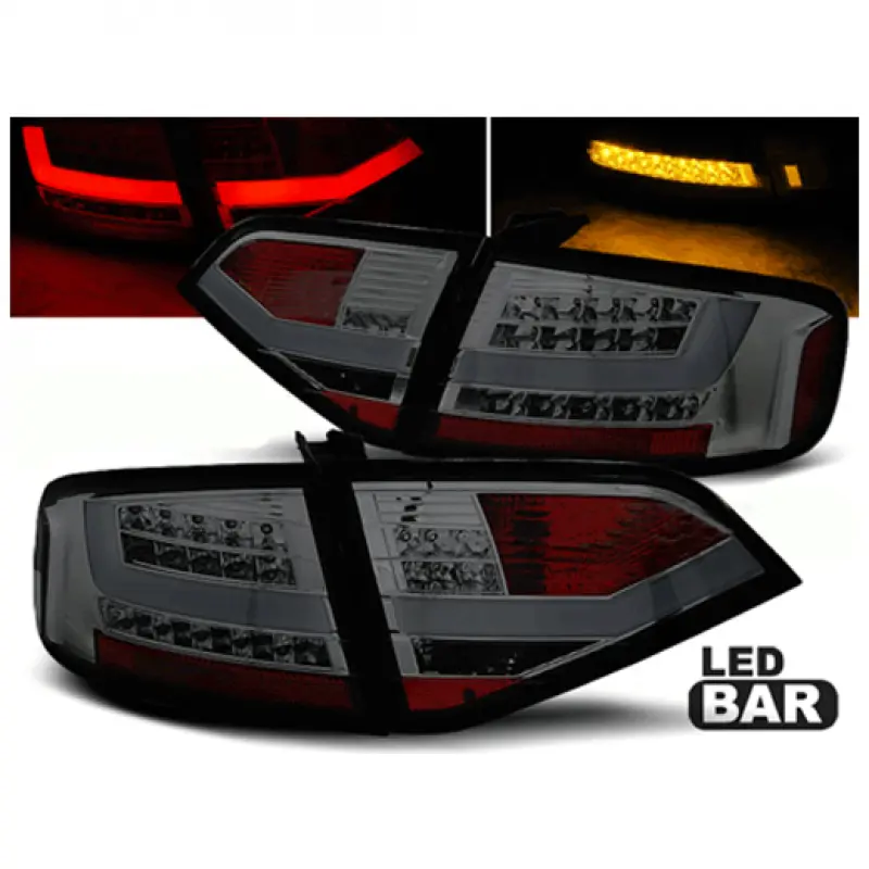 Baklykter LED Audi A4 B8 Sedan 2007 - 2011 │ SMOKE